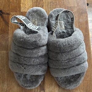 UGG slipper with sling back